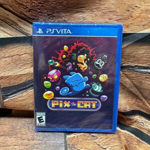 Pix the Cat PSVITA Video Game Arcade Puzzle Limited Run #22